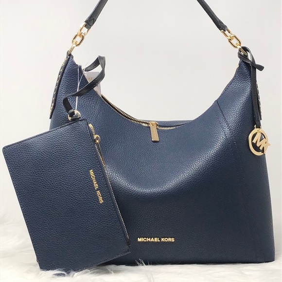 NWT Michael Kors Kimberly studded shoulder bag - Picture 4 of 8